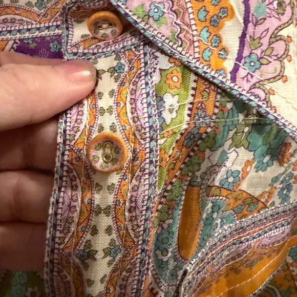 Zimmerman Lola Belted Paisleyprint Linengauze Playsuit - Picture 8 of 9